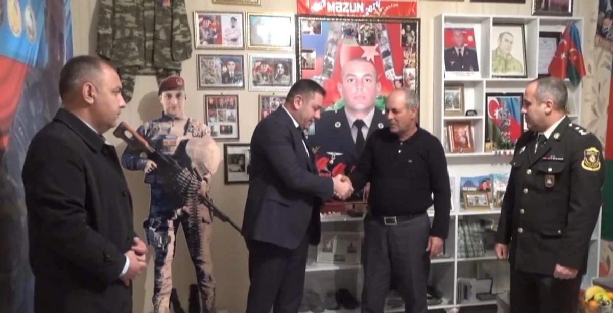 Culfada şəhid ailələrinə ordenlər təqdim olunub