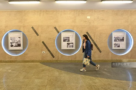 Bakı metrosunun 55 illiyinə həsr olunmuş sərgi açılıb