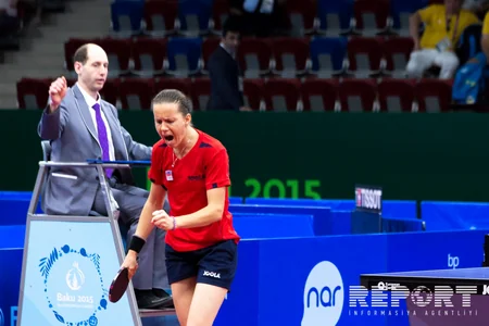 Qadınlar arasında stolüstü tennisin bürünc medalçısı məlum olub - FOTOREPORTAJ