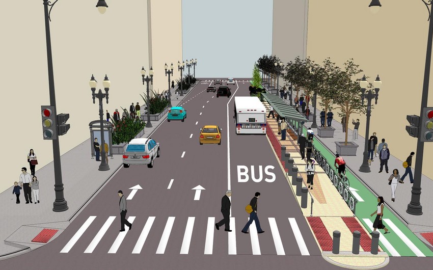 Special passenger bus lanes will be arranged in Baku