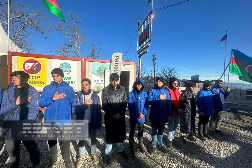 Protest rally on Khankandi-Lachin road enters its 123rd day