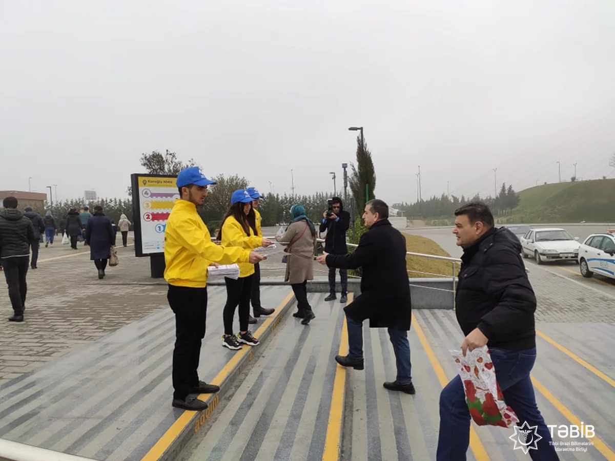TƏBİB və BNA koronavirusa görə aksiya keçirdi