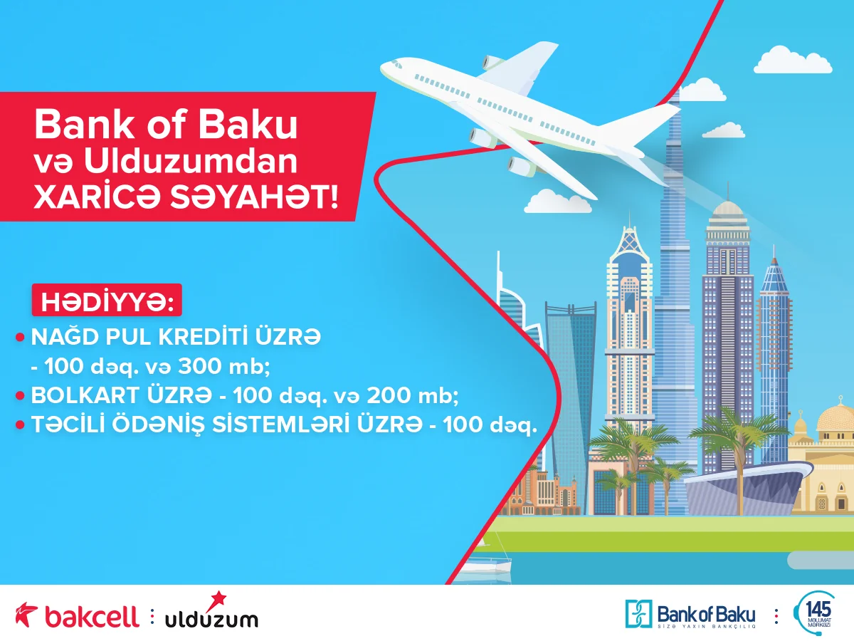 “Bank of Baku” “Bakcelllə birgə lotereya keçirir