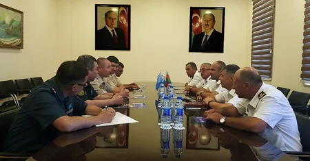 Azərbaycan HDQ-nin qərargahında Qazaxıstan və İran nümayəndə heyətləri ilə görüşlər keçirilib