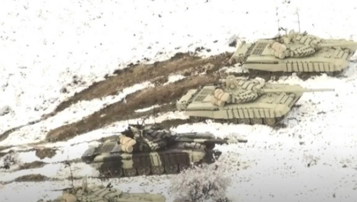 Naxçıvan Qarnizonu Qoşunlarının təlimi başa çatıb - VİDEO