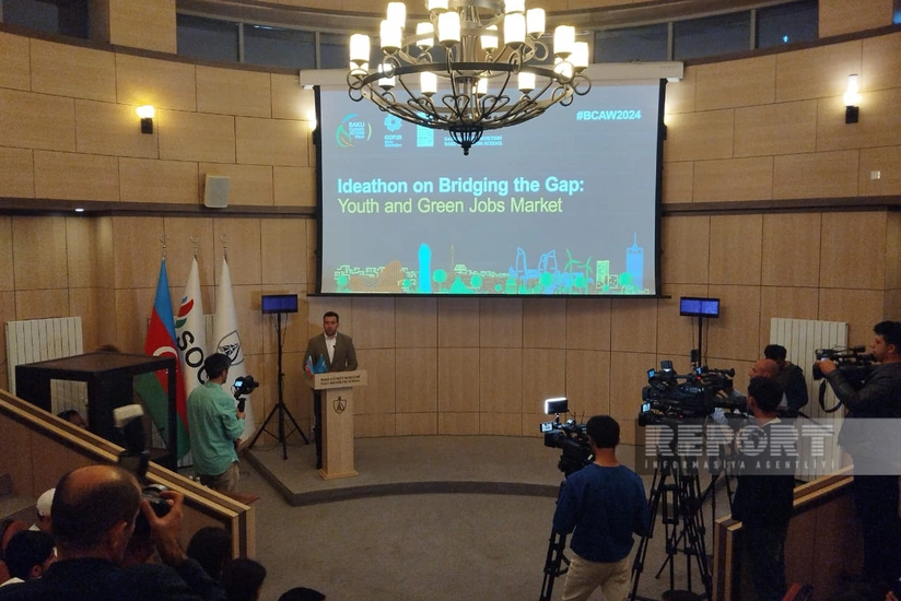 Bakıda “Fərqin aradan qaldırılması - gənclər və yaşıl iş yerləri” mövzusunda ideaton keçirilir