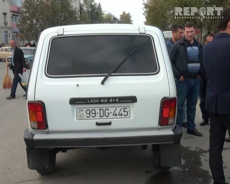 Bərdədə Mercedeslə Niva toqquşub, xəsarət alan var