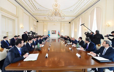 First meeting of Azerbaijan-Kazakhstan High Interstate Council kicks off