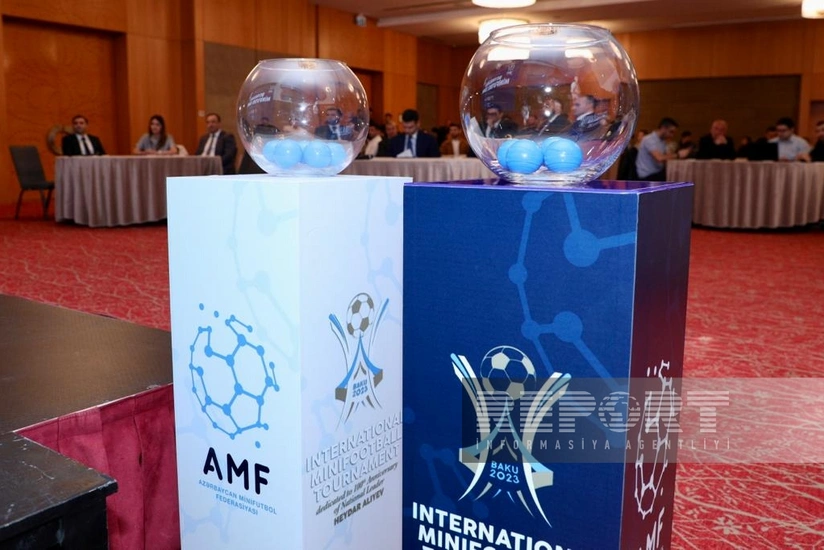 Ulu Öndərin 100 illik yubileyinə həsr olunmuş Beynəlxalq Minifutbol turnirinin püşkü atılıb