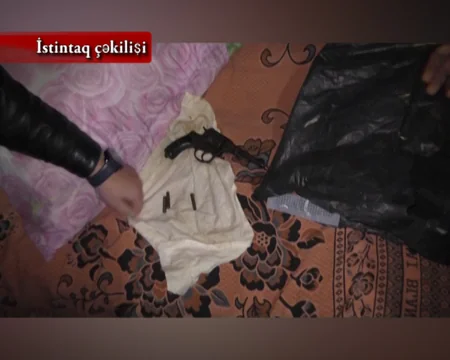 Bakıda qanunsuz silah saxlayan şəxslərə qarşı əməliyyat keçirilib