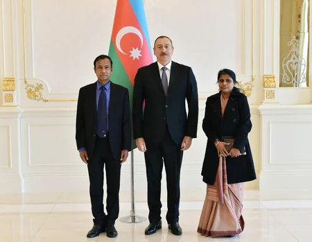 Prezident İlham Əliyev 4 ölkənin yeni səfirinin etimadnaməsini qəbul edib