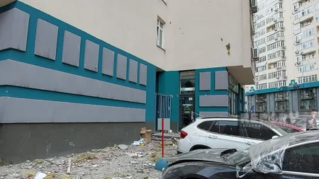 Result of Russian army's attack on Kyiv last night - PHOTO REPORTAGE