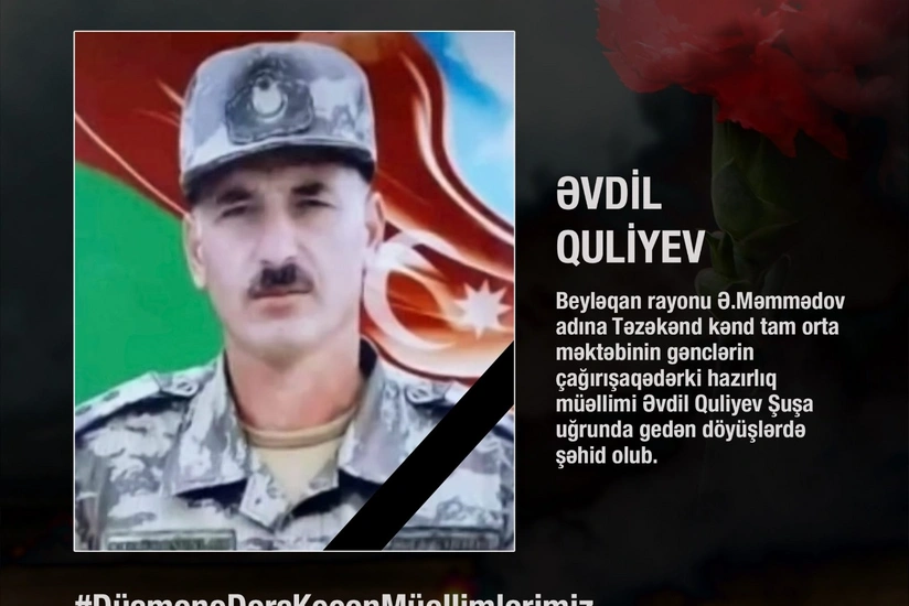 Şuşa uğrunda şəhid olan müəllim