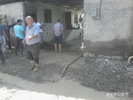Mingəçevirdə 100-dən çox yaşayış evini su basıb - FOTO