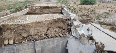 Goranboyda sel 20 evə, 200 hektar əkin sahəsinə zərər vurub