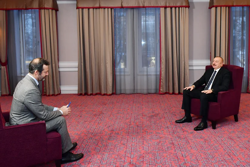 President Ilham Aliyev gives interview to Italy's Il Sole 24 Ore newspaper