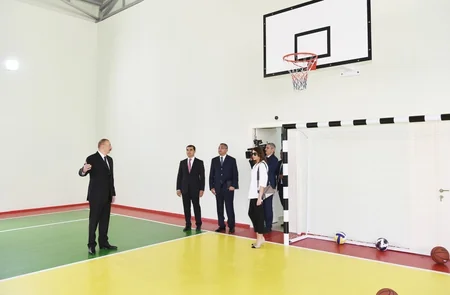 President Ilham Aliyev inaugurated Gobu Park residential complex for IDPs in Garadagh district