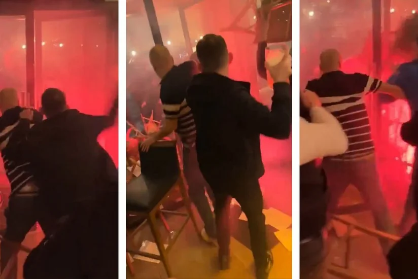 Fransalı azarkeşlər Çempionlar Liqası oyunundan əvvəl qonaq fanatlara hücum ediblər