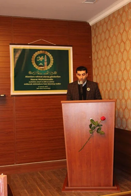 Bakı İslam Universitetində Həzrət Məhəmmədin (s) mövluduna həsr olunmuş tədbir keçirilib