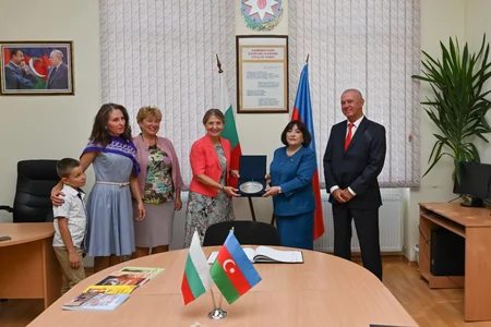 Speaker Sahiba Gafarova familiarizes with Azerbaijani Language and Culture Centre in Bulgaria 