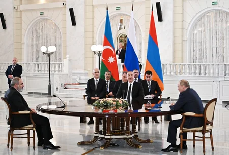 Soçidə Azərbaycan, Rusiya və Ermənistan liderlərinin üçtərəfli görüşü olub - YENİLƏNİB-2