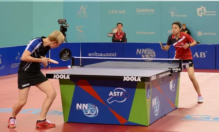Bakıda stolüstü tennis üzrə Avropa “Top-16” kuboku yarışı davam edir