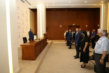 YAP-a birləşən siyasi partiyaların nümayəndələrinə üzvlük vəsiqələri təqdim olunub