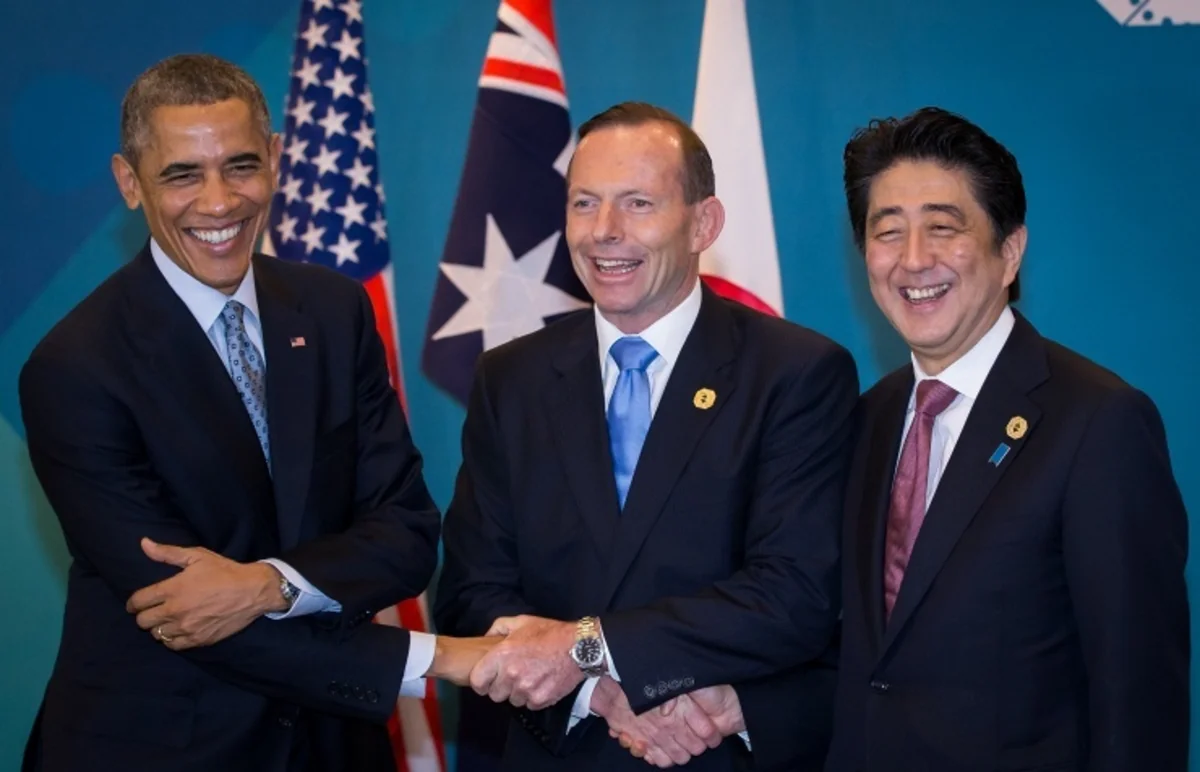US, Australian and Japanese leaders meet in Brisbane