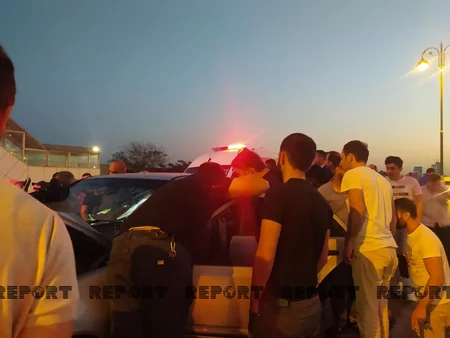 Bakıda yol qəzası olub, yeniyetmə xəsarət alıb