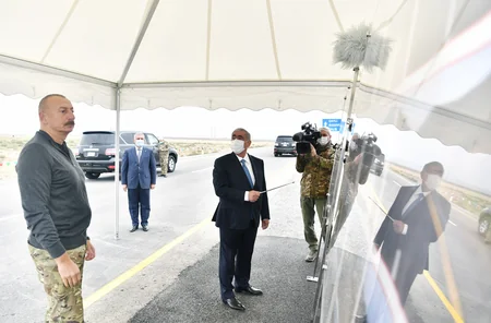 Prezident Suqovuşana və Talış kəndinə gedən avtomobil yollarının açılışını edib