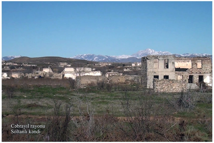 Video footage from Soltanli village of Jabrayil region