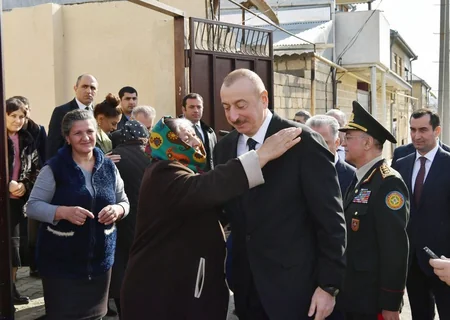 Prezident İlham Əliyev və birinci xanım Mehriban Əliyeva Şamaxıda səfərdə olublar - YENİLƏNİB