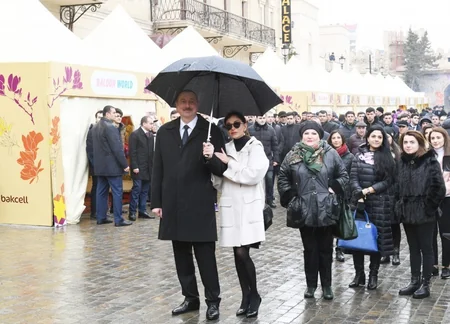 Prezident İlham Əliyev Novruz bayramı münasibətilə ümumxalq şənliyində iştirak edib - YENİLƏNİB-3