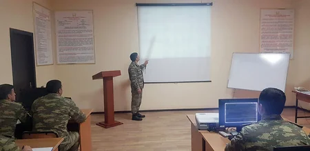 В Азербайджанской армии проведены учебные сборы с командирами