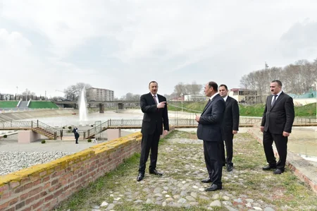 ​Prezident İlham Əliyev Bərdəyə səfər edib