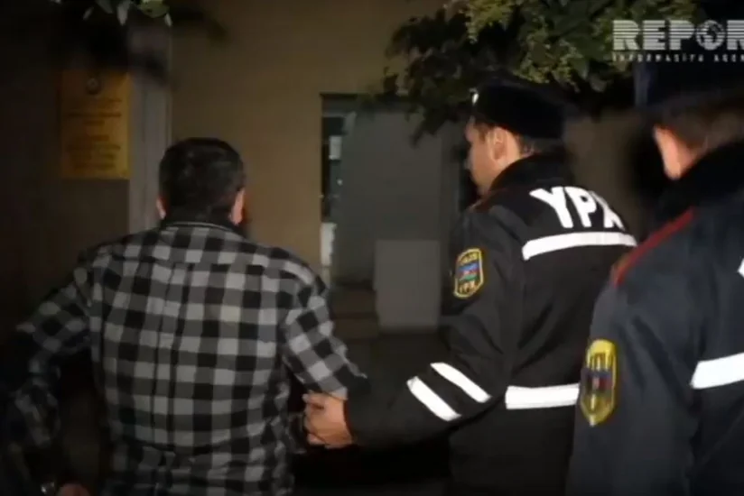 В Баку во время рейда в нетрезвом состоянии остановлен сотрудник НАНА - ВИДЕО