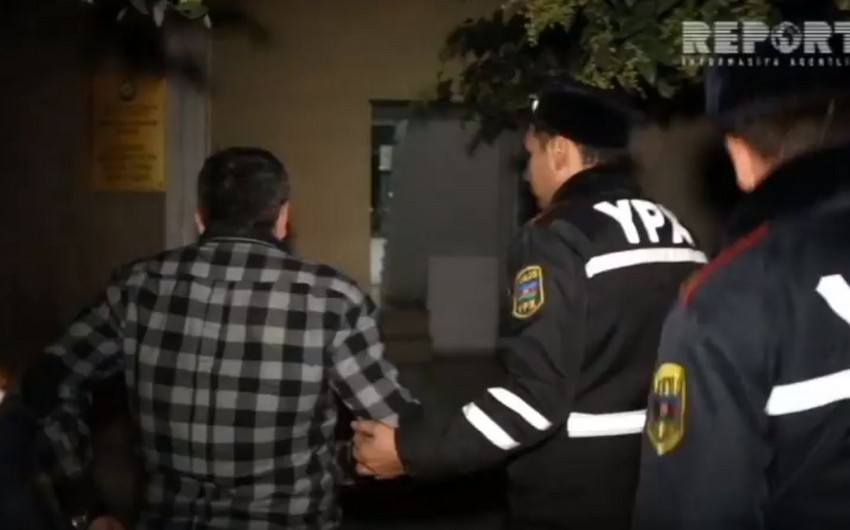 Bakıda reyd zamanı AMEA-nın işçisi sərxoş halda saxlanılıb - VİDEO