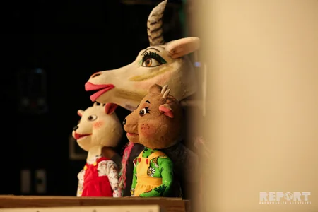 Dövlət Kukla Teatrından - REPORTAJ