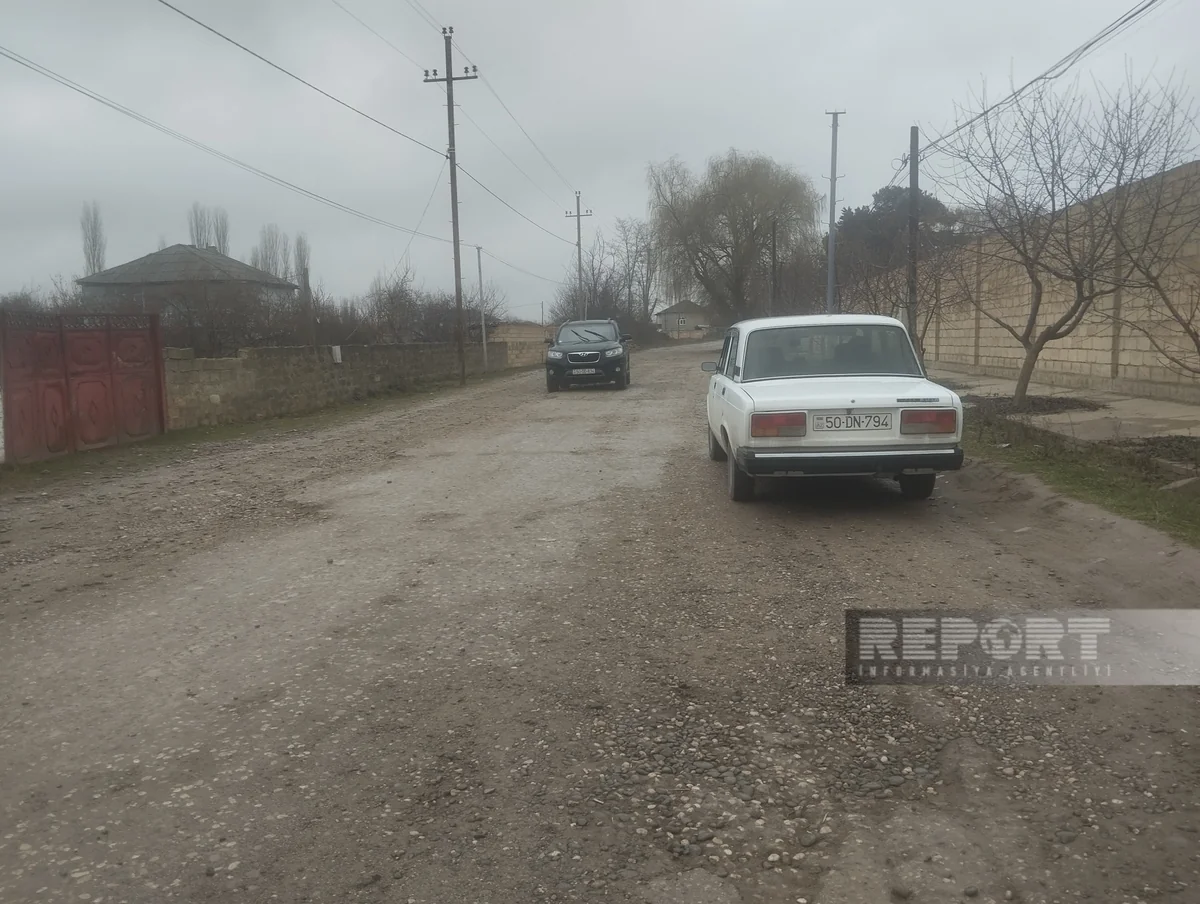 Xaçmazın Tikanoba kəndinin sakinləri qaz və yol problemindən əziyyət çəkirlər
