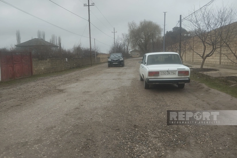 Xaçmazın Tikanoba kəndinin sakinləri qaz və yol problemindən əziyyət çəkirlər