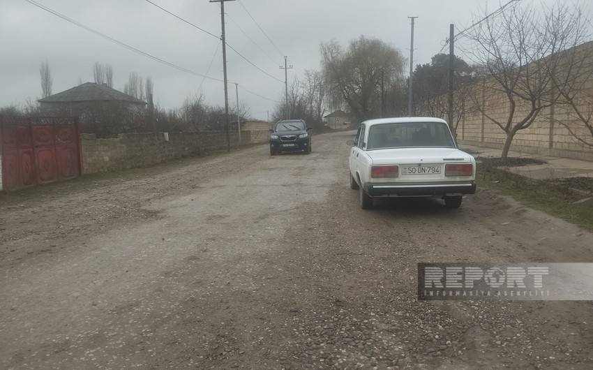 Xaçmazın Tikanoba kəndinin sakinləri qaz və yol problemindən əziyyət çəkirlər