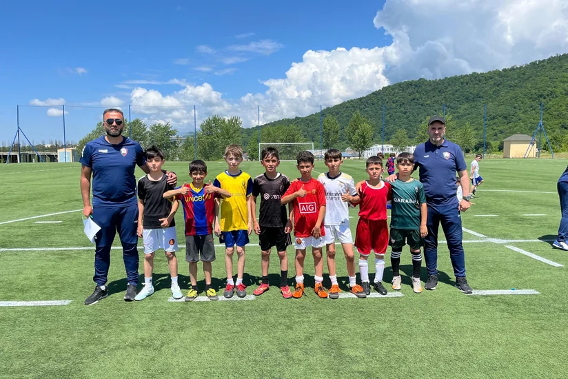 “Qəbələ” Futbol Akademiyasının yay seçimlərinin birinci mərhələsi başa çatıb