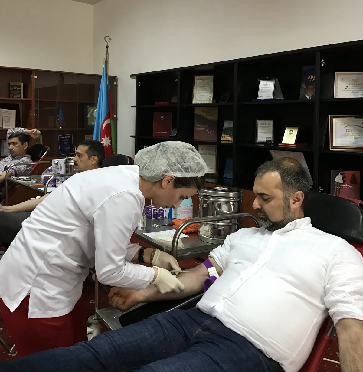 İTV-də qanvermə aksiyası keçirilib