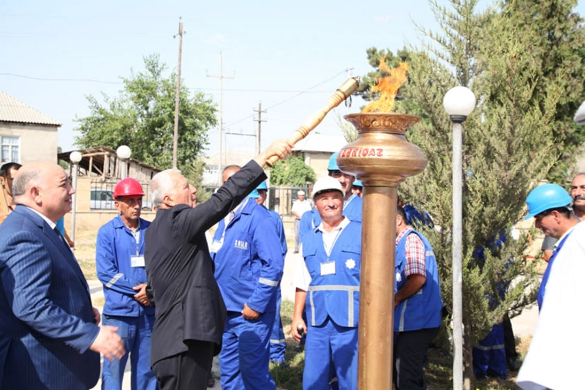 Xaçmaz, Ucar, Göyçay və Cəlilabadın bəzi kəndlərinə qaz verilib