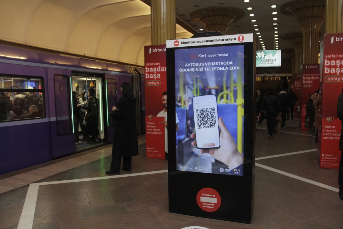 Bakı metrosunda QR biletlə ödəniş etmiş sərnişinlərin sayı iyulda rekord həddə olub