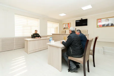 Вилаят Эйвазов провел в Шамкире прием граждан