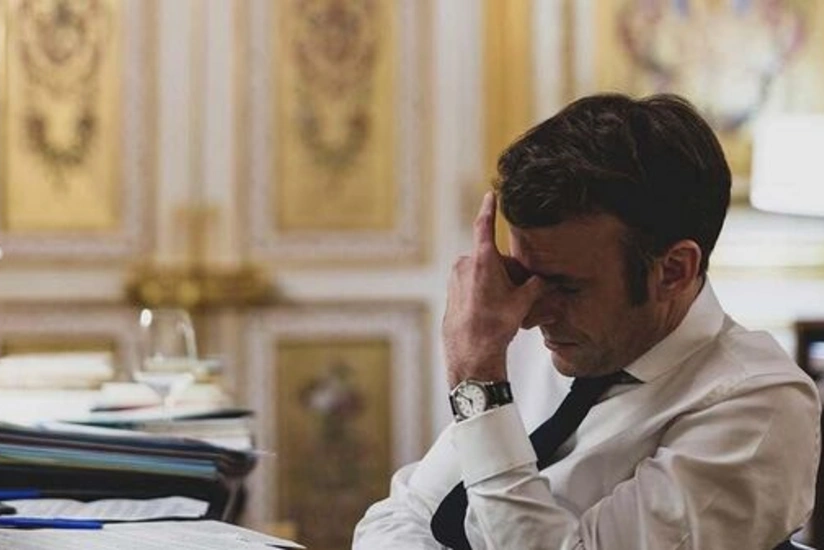 Makronun reytinqi rekord həddə düşüb