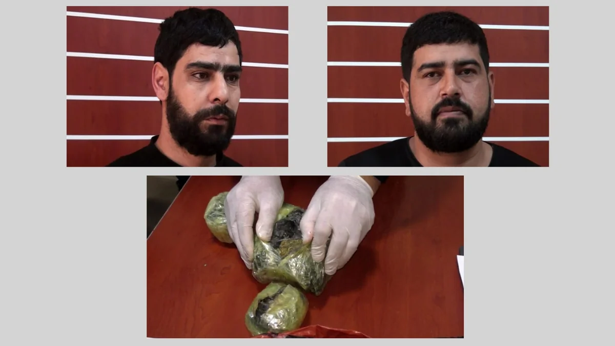 Hacıqabulda narkokuryerlik edən iki nəfər saxlanılıb