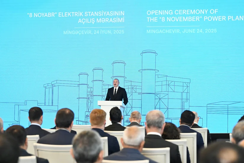 Prezident: Son 20 il ərzində Azərbaycanın energetika sistemini demək olar sıfırdan qurmuşuq