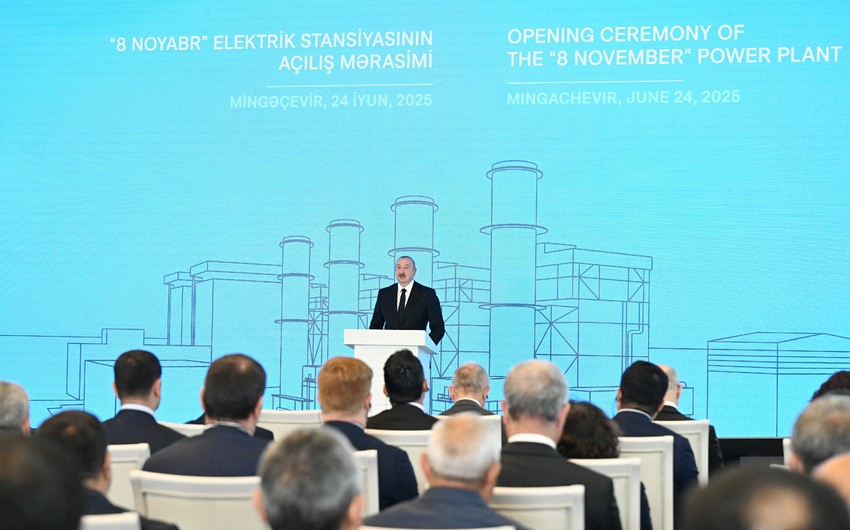 President Ilham Aliyev: Over the past 20 years, we have virtually rebuilt Azerbaijan’s energy system from scratch
